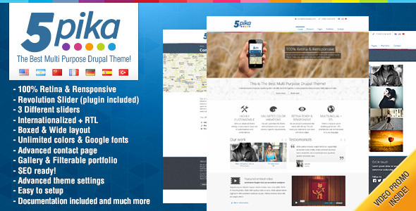 5pika 2.5 - Drupal Theme