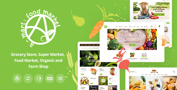 A-Mart 1.0.10 - Organic Products Shop WordPress Theme