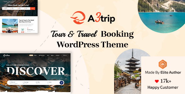 A3trip 2.4 - Tours & Travels WordPress Theme