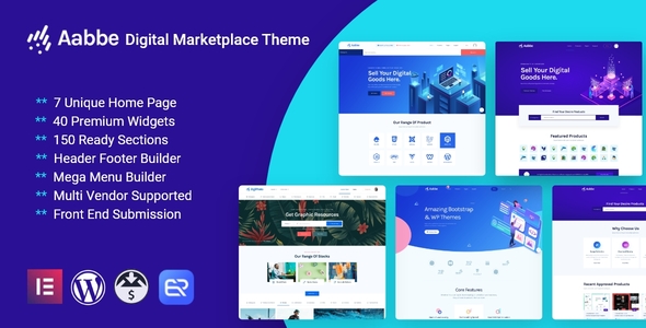 Aabbe 3.4.1 - Digital Marketplace WordPress Theme