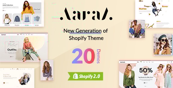 Aaraa 1.1 - Multipurpose Shopify OS 2.0 Theme