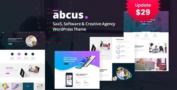 Abcus 2.3 - App & SaaS Startup WordPress Theme