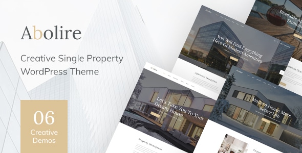 Abolire 1.0.24 - Single Property WordPress Theme