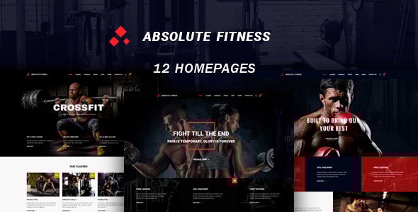 Absolute Fitness 1.2.1 - Fitness Multipurpose WordPress Theme