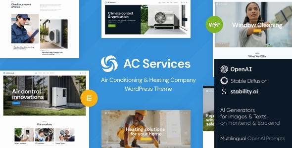 AC 2.6 - Services  HVAC Air Conditioning & Heating Company WordPress Theme