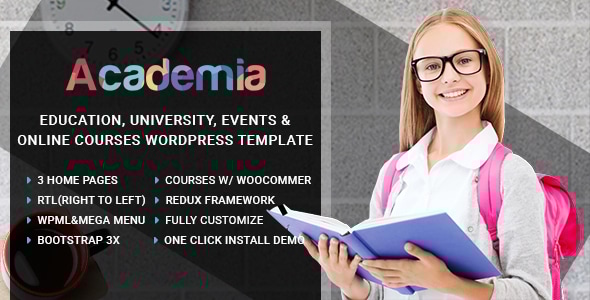 Academia 4.0 - Education Center WordPress Theme