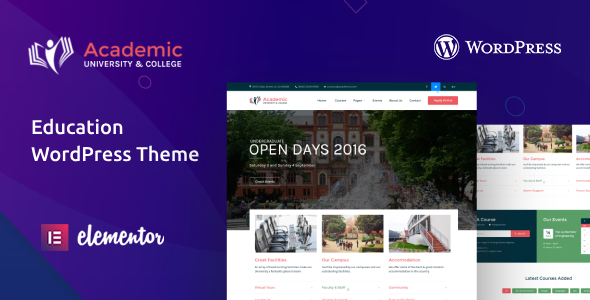 Academic 2.4.3 - Education WordPress Theme
