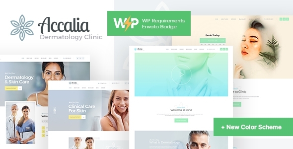 Accalia 1.5.4 - Dermatology Clinic & Cosmetology WordPress Theme  Elementor