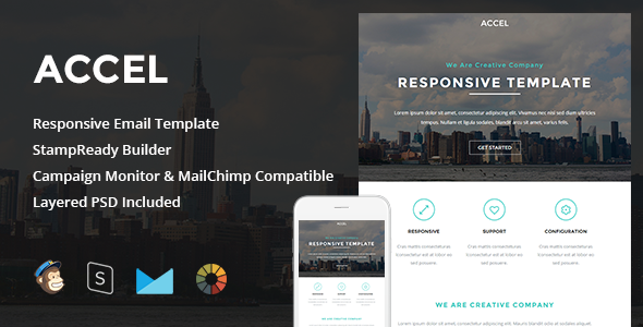 Accel 1.2 - Responsive Email  StampReady Builder