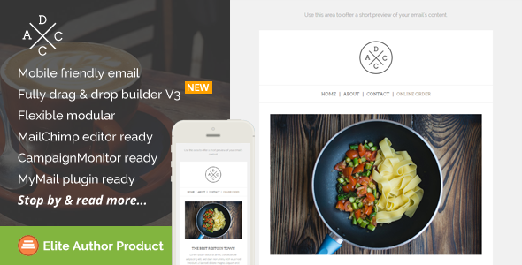 Acdc 1.0 - Restaurant Email Template  Builder Access