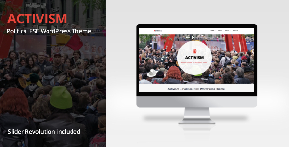 Activism 2.0.1 - Political FSE WordPress Theme