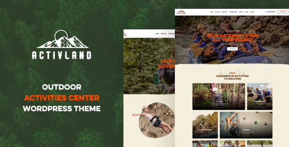 Activland 3.6.5 - Outdoor Activities WordPress Theme