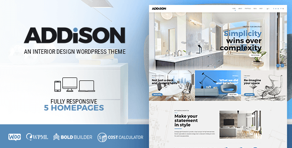 Addison 6.9 - Architecture & Interior Design WordPress Theme