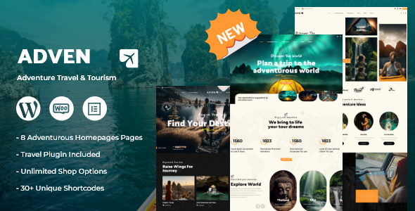 Advenx 1.1.5 - Adventure Travel & Tourism WordPress Theme