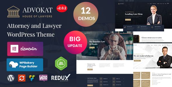 Advokat 23.0 - Lawyer & Attorney WordPress Theme