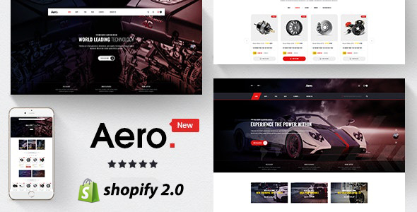Aero 3.0 - Auto Parts Car Accessories Shopify Theme
