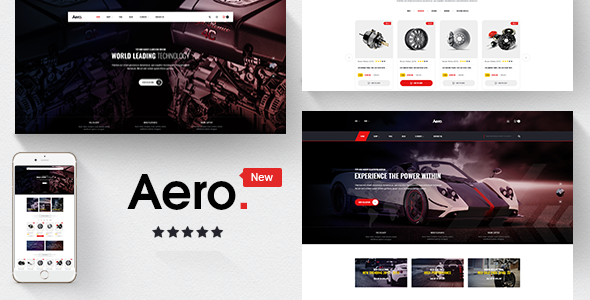 Aero 1.0.2 - Car Accessories Responsive Magento Theme