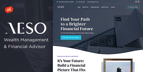 Aeso 1.6 - Financial Advisor WordPress Theme