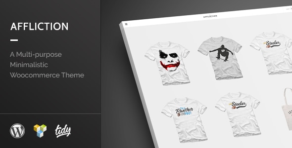Affliction 2.0 - Multipurpose Minimal WordPress WooCommerce Theme
