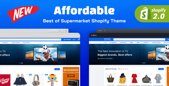 Affordable - Supermarket Shopify OS 2.0 Theme