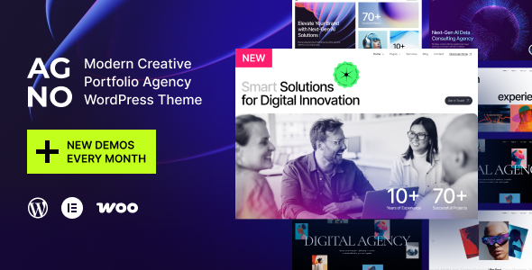 Agno - Creative Portfolio Agency WordPress Theme