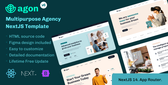 Agon 5.2 - Multipurpose Agency NextJS Template