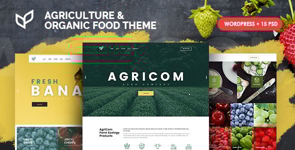 Agricom 3.0 - Organic Food & Agriculture WordPress Theme