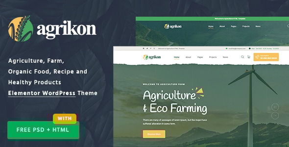 Agrikon 3.0 - Organic Food & Agriculture WooCommerce Theme