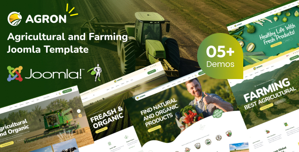 Agron - Agriculture & Organic Farm Joomla Template
