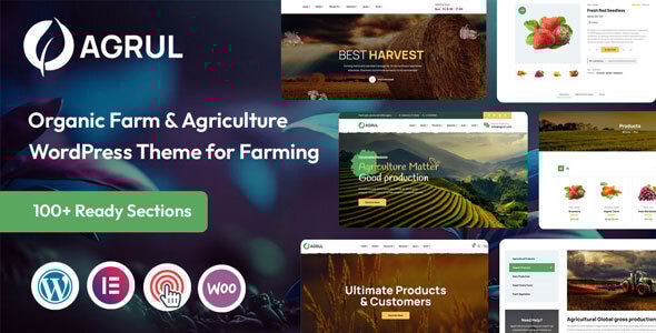 Agrul  Agriculture & Organic Farm WordPress Theme