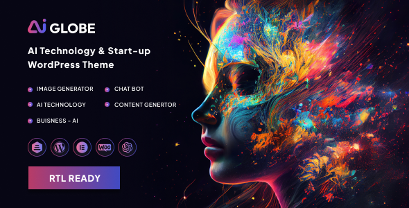 AI Globe 1.0.8 - Artificial Intelligence Startup & Technology WordPress Theme