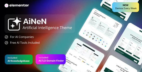 AiNeN  AI Agent & Automation WordPress Theme