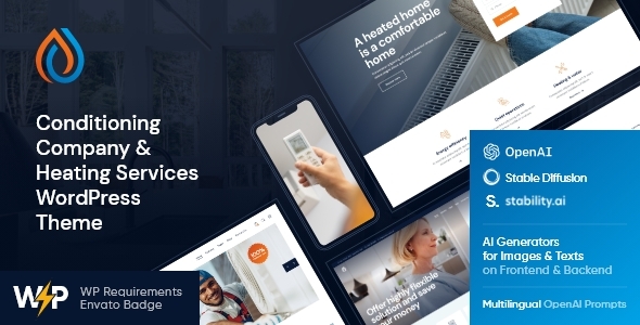 AirSupply 2.9 - Conditioning Company and Heating Services WordPress Theme  RTL