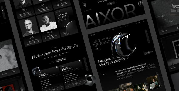 Aixor 2.1.0 - Agency WordPress Theme