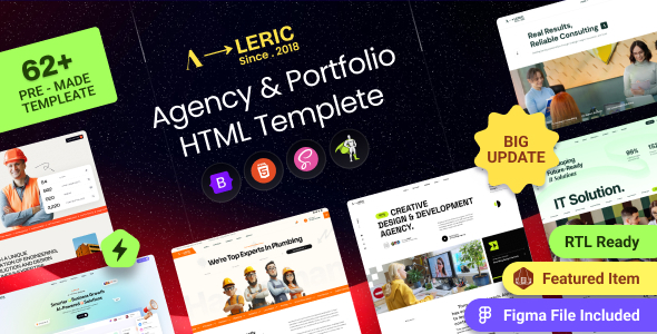 Aleric 145.0 - Digital Agency & Creative Portfolio HTML Template