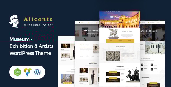 Alicante 3.0 - Museum & Exhibition WordPress Theme