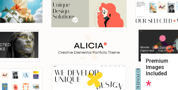 Alicia 1.1.1 - Elementor Portfolio WordPress Theme