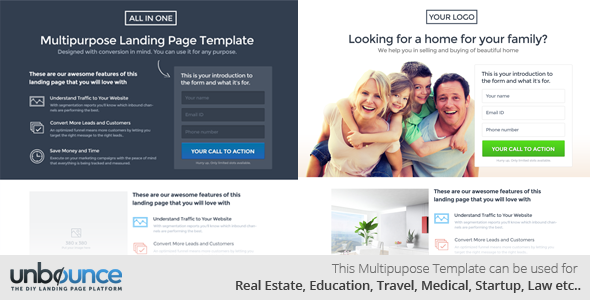 All 06.0 - in one Multipurpose Landing Page Template