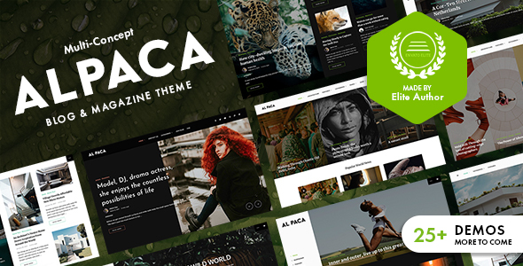Alpaca 10.0 - Blog & Magazine WordPress Theme
