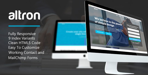 Altron - Multi-Purpose Landing Page Template