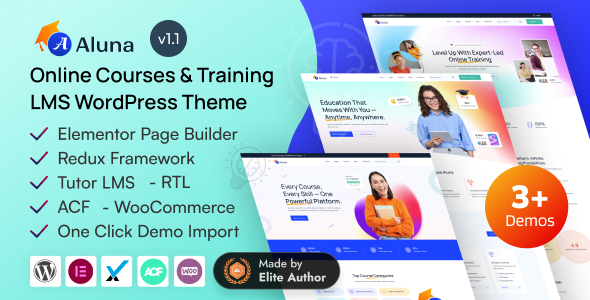 Aluna 1.1 - Online Courses & Training LMS WordPress Theme