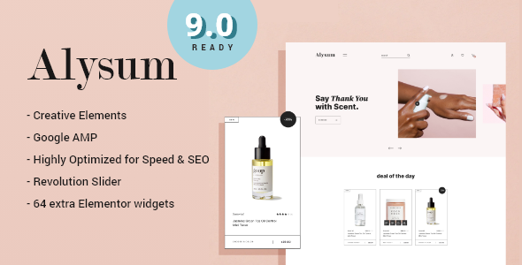 Alysum 9.2.4 Premium Prestashop 9 AMP Theme