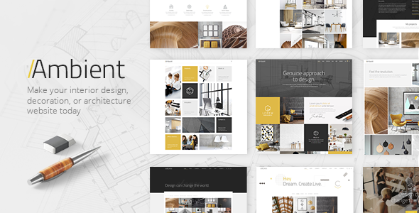 Ambient 2.4 - Modern Interior Design and Decoration WordPress Theme