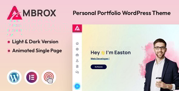 Ambrox - Personal Portfolio WordPress Theme