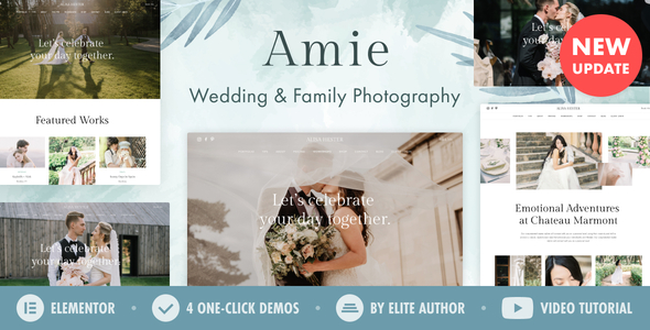 Amie 3.4 - Wedding Photography WordPress