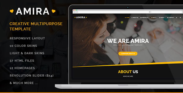 Amira - Business Template