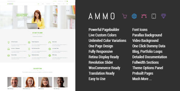 Ammo 1.6 - Corporate MultiPurpose Theme