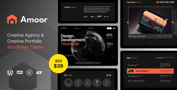 Amoor 1.3 - Creative Agency & Portfolio WordPress Theme