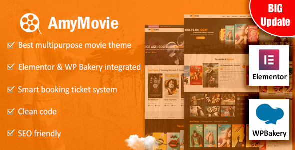 AmyMovie 6.6 - Film and Cinema WordPress Theme