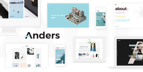 Anders 1.7 - Design Portfolio WordPress Theme